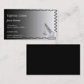 Moderne StahlBaugewerbe-Karte Visitenkarte (Vorne/Hinten)