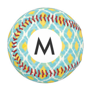 Moderne Stammekat-blaugelbe Mode Baseball