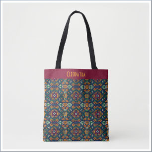 Moderne Stammes-Ethno-Geometrie-Muster Tasche