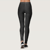 Moderne Stammeskranke Leggings Coole schwarze, dun (Rückseite)