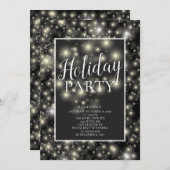 Moderne Star Burst Feier Einladung (Vorne/Hinten)