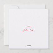 Moderne Star Peace Joy Liebe Feathers Weihnachten (Rückseite)