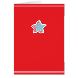 Moderne Star Red Greycard