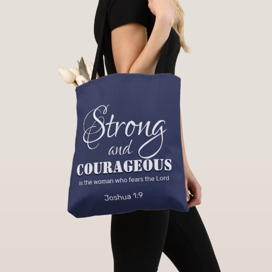 Moderne, STARKE und COURAGEOUS Christliche Frau Tasche (Von Nahem)