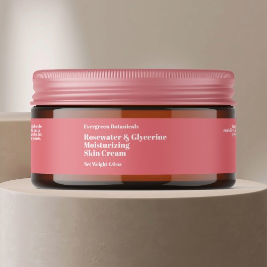 Moderne staubige Kosmetikmarke für Rose 1 x 7,25