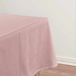 Moderne staubige Rose rosa Schlicht Solid Color Tischdecke