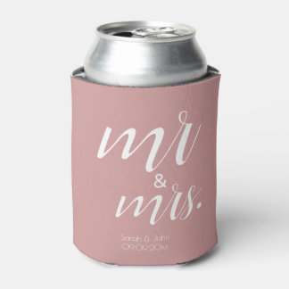 Moderne Staubrosa Fette Mr & Mrs Hochzeitsgeschenk Dosenkühler