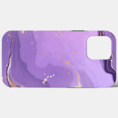 Moderne Stein Staubblau Marmor Case-Mate iPhone Hülle (Rückseite (Horizontal))