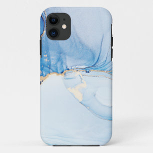 Moderne Stein Staubblau Marmor Case-Mate iPhone Hülle
