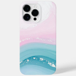 Moderne Stein Staubblau Marmor Case-Mate iPhone 14 Pro Max Hülle