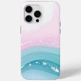 Moderne Stein Staubblau Marmor Case-Mate iPhone Hülle