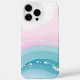 Moderne Stein Staubblau Marmor iPhone 16 Pro Max Hülle