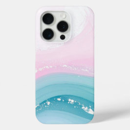 Moderne Stein Staubblau Marmor Case-Mate iPhone Hülle