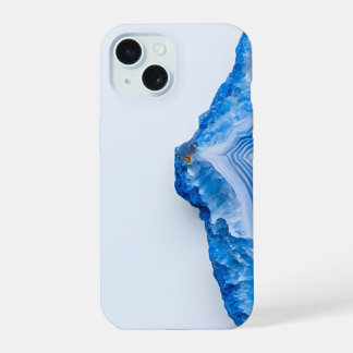 Moderne Stein Staubblau Marmor iPhone 15 Hülle