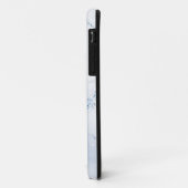 Moderne Stein Staubblauer Marmor Case-Mate iPhone Hülle (Hinten/Links)