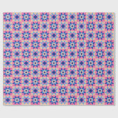 Moderne Stern-Block-Decke Geschenkpapier (Flach)