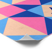 Moderne Stern-Block-Decke Poster (Ecke)