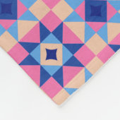 Moderne Sternblockdecke Fleecedecke (Ecke)