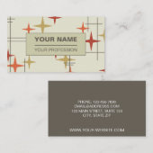 Moderne Sterne des Mittelalters "Chartreuse" Visitenkarte (Vorne/Hinten)