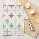 Moderne Sterne des Mittelalters in den Weihnachtsf Geschirrtuch (Viertel Falte)