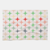 Moderne Sterne des Mittelalters in den Weihnachtsf Geschirrtuch (Horizontal)