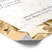 Moderne, Sterne Glassalon Preisliste Poster (Ecke)