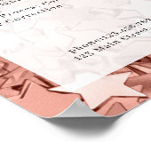 Moderne, Sterne Glassalon Preisliste Poster (Ecke)