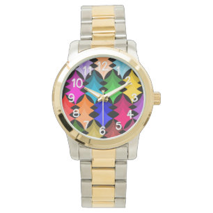 Moderne Sterne Mitte des Jahrhunderts Armbanduhr