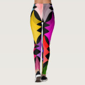 Moderne Sterne Mitte des Jahrhunderts Leggings (Rückseite)