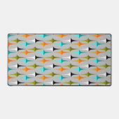 Moderne Sterne Mitte des Jahrhunderts Schreibtischunterlage (Vorderseite)