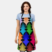 Moderne Sterne Mitte des Jahrhunderts Schürze (Getragen)