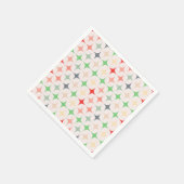 Moderne Sterne Mitte des Jahrhunderts Serviette (Ecke)