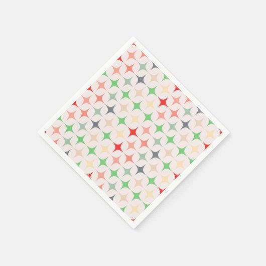 Moderne Sterne Mitte des Jahrhunderts Serviette (Ecke)