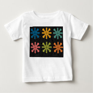 Moderne Sternexplosion aus dem Mittelalter Baby T-shirt
