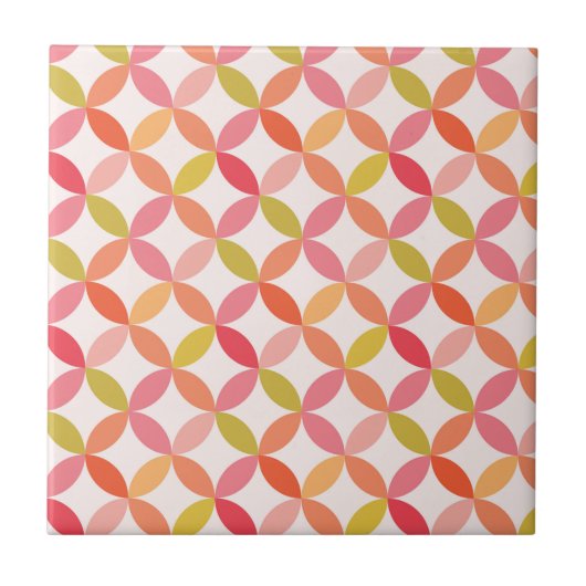 Moderne Sternexplosion im Mittelalter Fliese (Vorderseite)