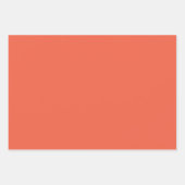 Moderne Sternexplosion Muster Blush Coral Geschenkpapier Set (Vorderseite 3)