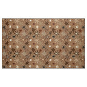 Moderne Sternexplosion Print, Coffee Brown und Bei Stoff (Fat Quarter (45,7 x 55,9 cm))