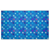 Moderne Sternexplosion Print, Deep Cerulean Blue Stoff (Fat Quarter (45,7 x 55,9 cm))