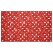 Moderne Sternexplosion Print, Deep Mandarin Orange Stoff (Fat Quarter (45,7 x 55,9 cm))