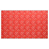 Moderne Sternexplosion Print, Deep Mandarin Orange Stoff (Yard (91,4 cm))