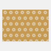 Moderne Sternexplosionen Mitte des Jahrhunderts Oc Geschenkpapier Set (Vorderseite)