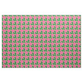 Moderne Sterngeometrie - Wassermelone pink und grü Stoff (Yard (91,4 cm))