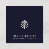 Moderne Steuerberatung für die Rechnungslegung - L Quadratische Visitenkarte (Vorderseite)