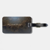 Moderne Stilelemente, Ledertextur Gepäckanhänger (Rückseite horizontal)