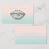 Moderne Stilelemente,Schminkkünstler,Lippen Visitenkarte (Vorne/Hinten)