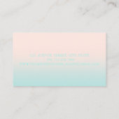 Moderne Stilelemente,Schminkkünstler,Lippen Visitenkarte (Rückseite)