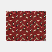 Moderne Stilett-Heels-Fleece-Decke Fleecedecke (Vorderseite (Horizontal))