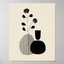 Moderne Stilleben – Minimalistischer Botanischer D