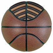 Moderne, stilvoll getoastete braune Streifen mit T Basketball (Rechts)