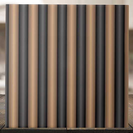 Moderne, stilvoll getoastete braune Streifen mit T Fliese